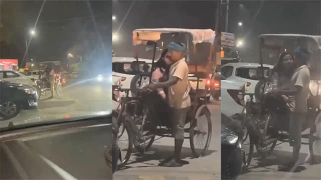 Rickshaw Puller Dick – Girl Caught Road MMS