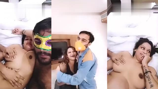 Threesome Desi GF – Hotel Hard Riding MMS