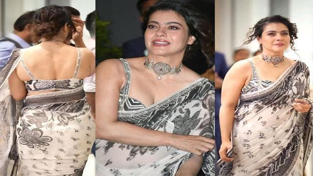 Bollywood Kajol Boob – Press Video Viral Watch