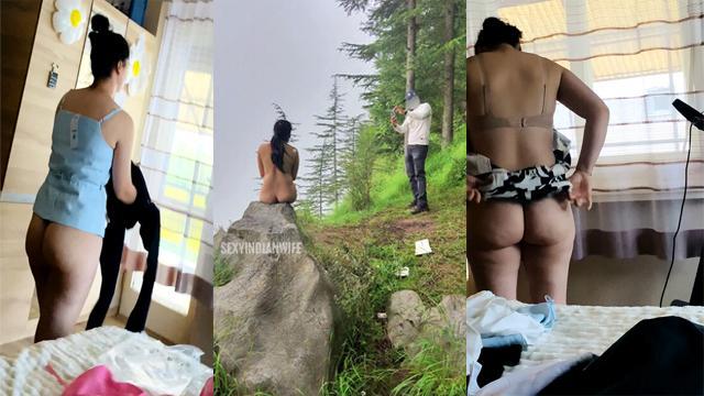Young Hotwife Vovecouple Outdoor Dares Mms Viral